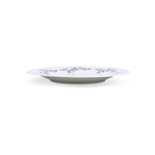 Biely/modrý servírovací porcelánový tanier ø 32 cm Retro – BonBistro-image-4