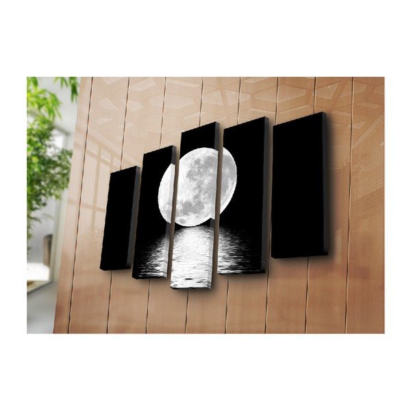 Viacdielny obraz White Moon, 105 × 70 cm-image-2