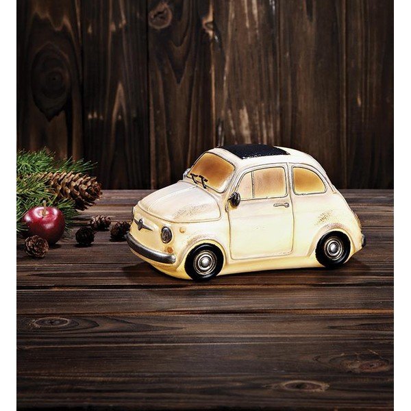 Biela stolová svetelná dekorácia v tvare auta Markslöjd Nostalgi Ford 500-image-1