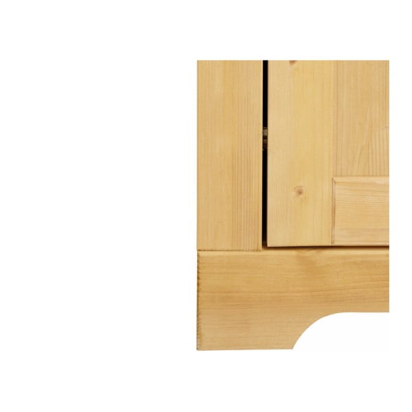 Vitrína z borovicového dreva v prírodnej farbe 180x35 cm Lisa – Støraa-image-4