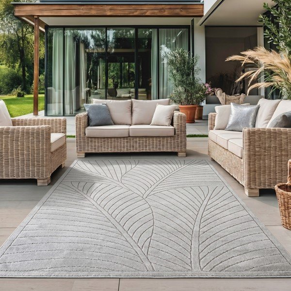 Vnútorný a vonkajší koberec v striebornej farbe 160x230 cm Nova 1203 – Ayyildiz Carpets-image-1