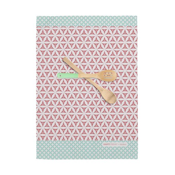 Súprava 2 bavlnených kuchynských utierok Happy Friday Basic Floral Branch, 70 x 50 cm-image-3