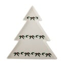 Krémový servírovací tanier s vianočným motívom z kameniny Berry – Bloomingville