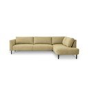 Okrovožltá rohová pohovka (pravý roh) Hero – Scandic