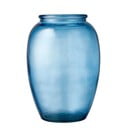 Modrá sklenená váza Bitz Kusintha, ø 14 cm