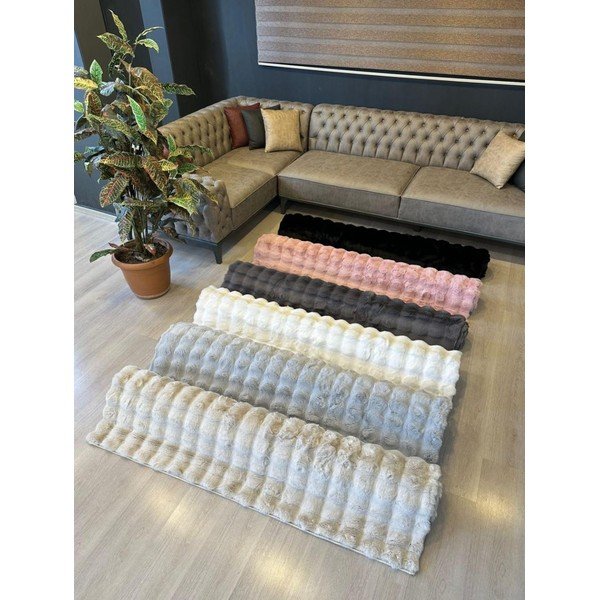 Čierny prateľný koberec 150x230 cm Bubble Black – Mila Home-image-4