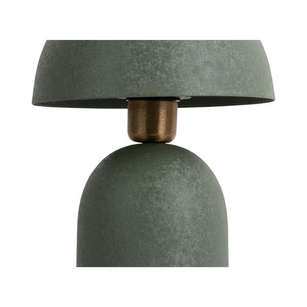 Zelená stolová lampa s kovovým tienidlom (výška 30 cm) Boaz – Leitmotiv-image-2