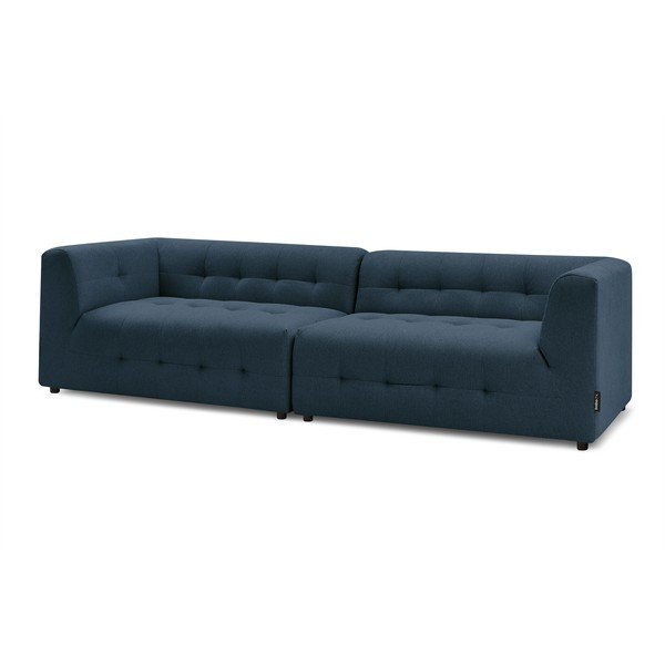 Tmavomodrá pohovka 324 cm Kleber - Bobochic Paris-image-3