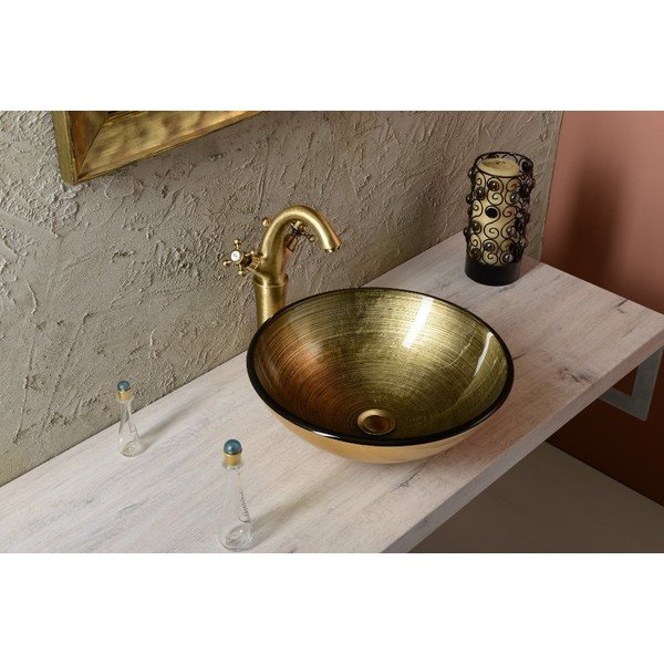 Stojančeková umývadlová batéria v bronzovej farbe Antea – Sapho-image-2