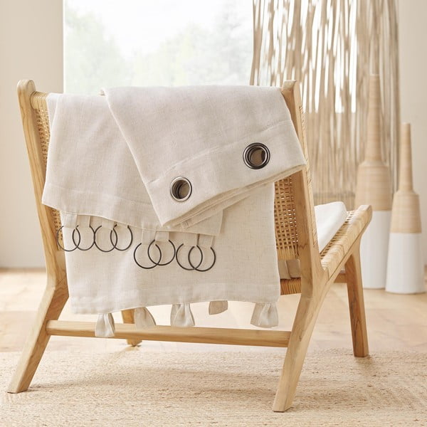 Béžový záves 140x240 cm Pauline – douceur d'intérieur-image-4