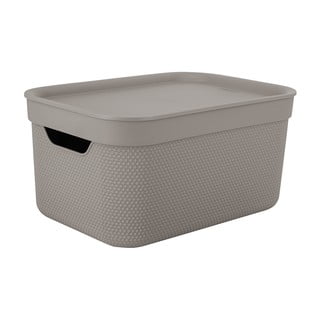 Plastový úložný box s vekom Deco - Rotho