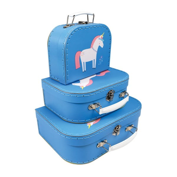 Sada 3 kufríkov různých velikostí Rex London Magical Unicorn