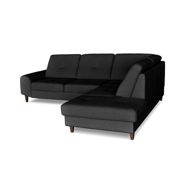 Sivá rohová rozkladacia pohovka Windsor & Co. Sofas Beta, pravý roh-image-1