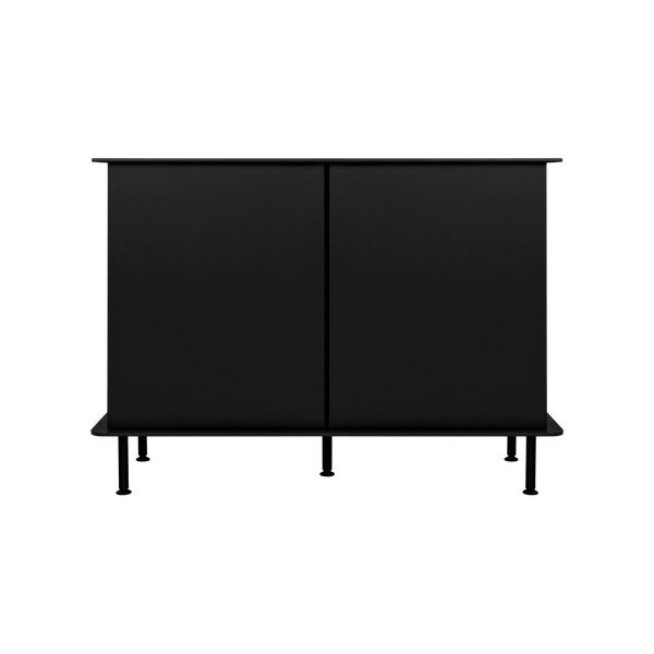 Čierna komoda s otvorom pre káble 120x88x50 cm Suumo – noo.ma-image-2