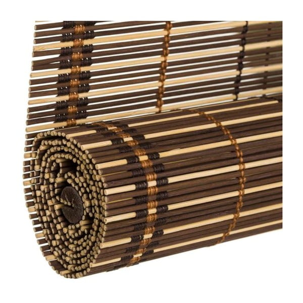 Tmavo hnedá bambusová roleta 120x180 cm Natural Life - Casa Selección-image-2