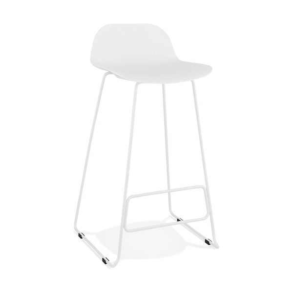Biela barová stolička Kokoon Slade, výška sedu 76 cm