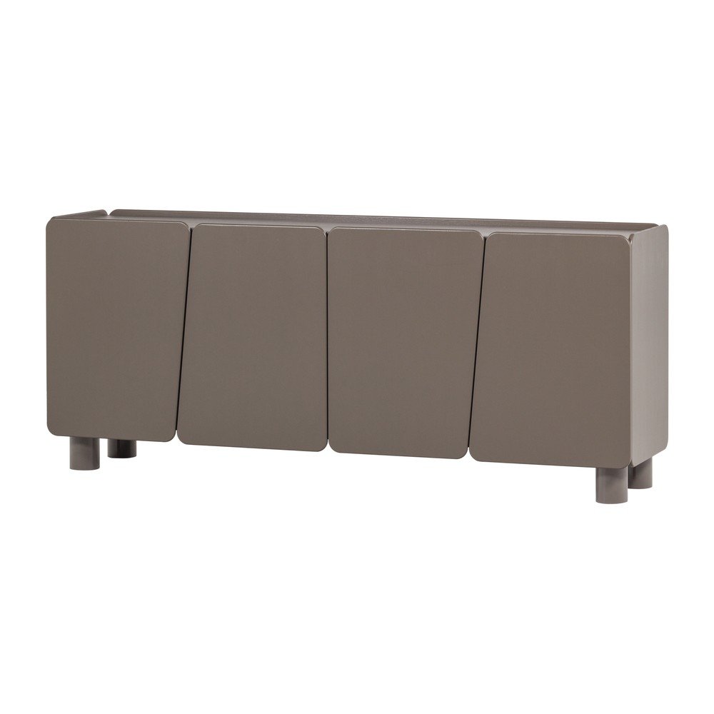 Hnedá komoda z borovicového dreva 200x85x45 cm Root – WOOOD