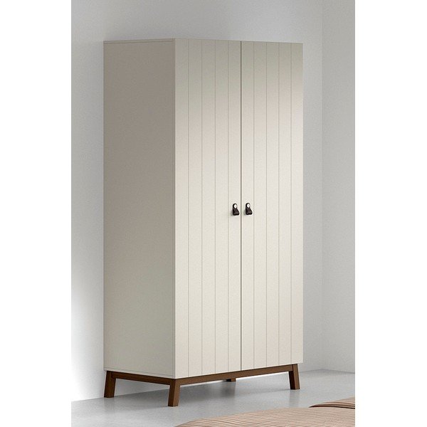 Béžová detská šatníková skriňa 99x196x58 cm Sezane – Vipack-image-1