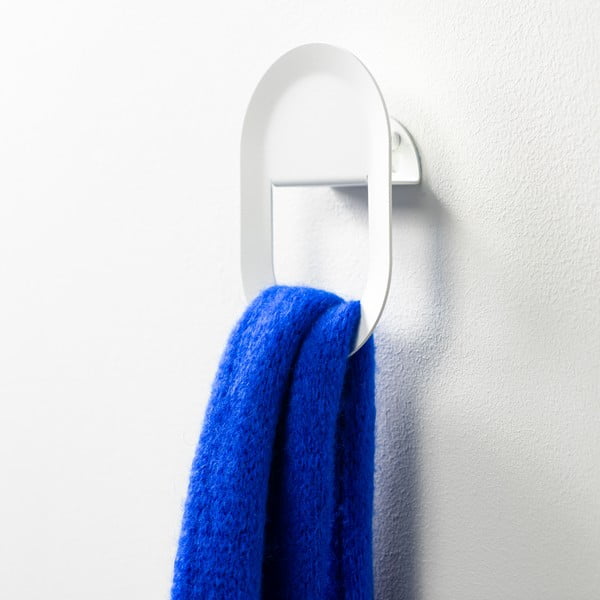 Biely nástenný oceľový háčik Coucou – Spinder Design-image-2