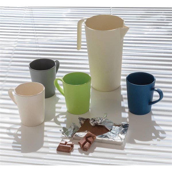 Biely bambusový hrnček XD Collection, 360 ml-image-1