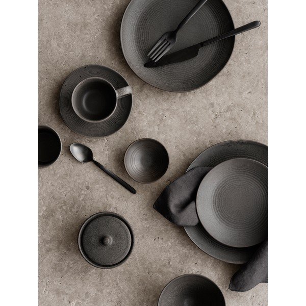 Tmavohnedá keramická miska ø 17 cm KUMI – Blomus-image-3