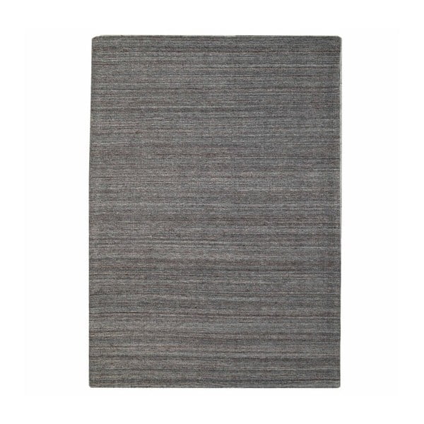 Sivý vlnený koberec The Rug Republic Midas, 230 x 160 cm
