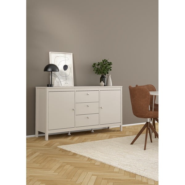 Sivobéžová komoda 152x80x38 cm Madrid – Tvilum-image-3