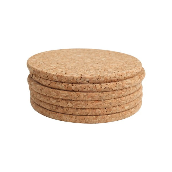 Súprava 6 korkových podložiek pod pohár T&G Woodware Marseille-image-2