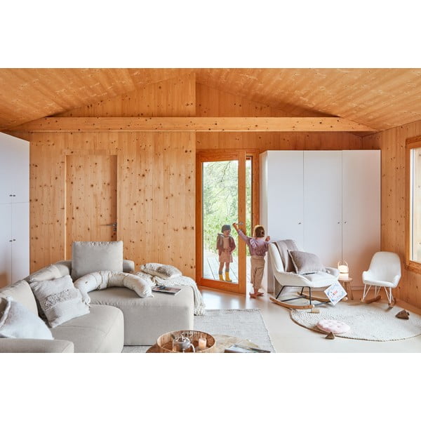 Detská stolička z kaučukového dreva Kave Home Dilcia, ø 24 cm-image-3