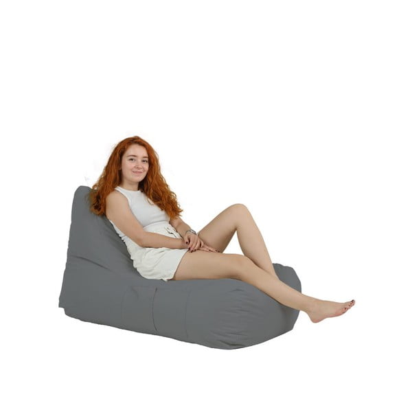 Sivý sedací vak Trendy – Floriane Garden-image-1