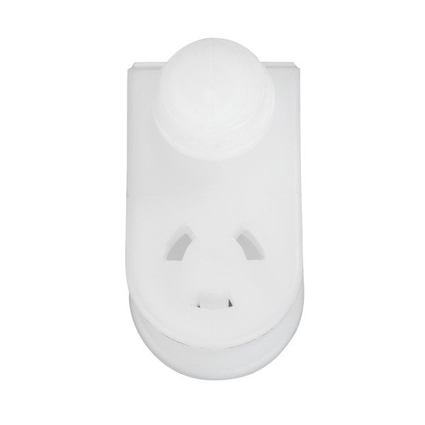 Biele háčiky k sprchovému závesu v súprave 12 ks 2 cm Era – Wenko-image-1