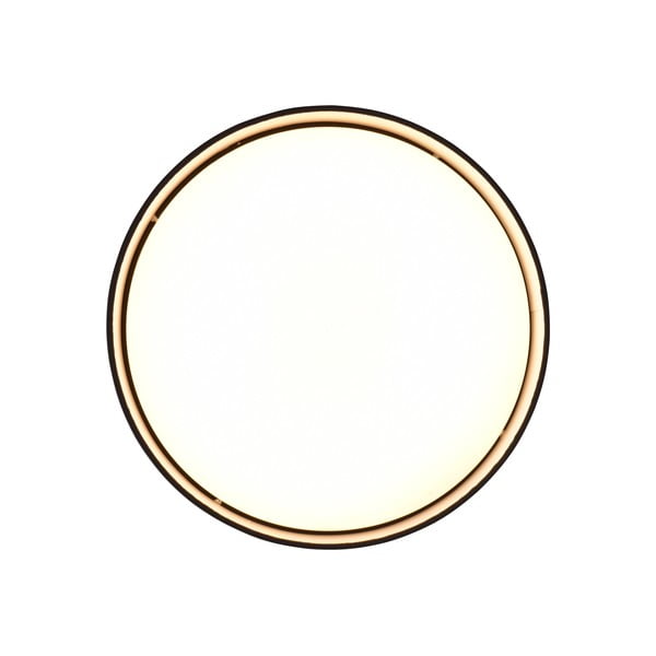 Čierne LED stropné svietidlo ø 30 cm Locarno – Reality-image-3