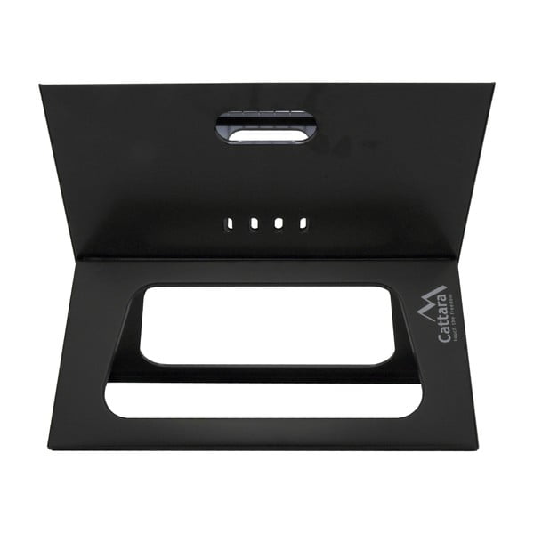 Skladací čierny gril na drevené uhlie Cattara Piran-image-2