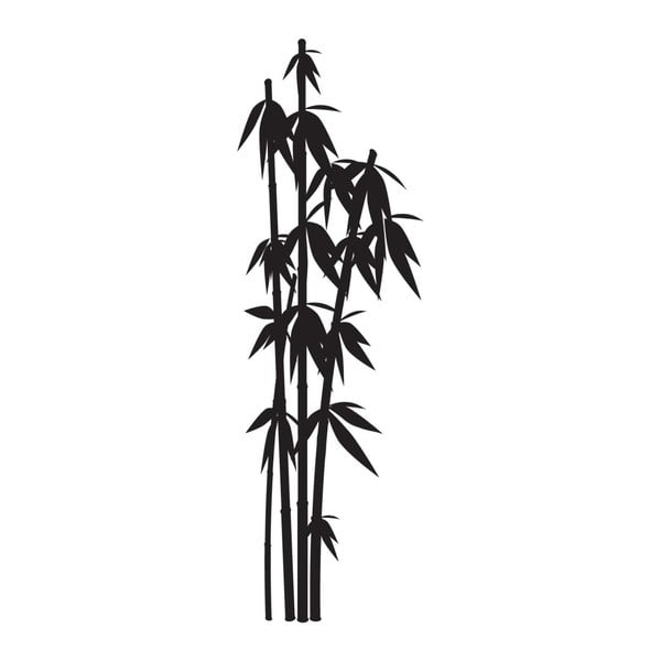 Dekoratívna samolepka v tvare bambusu, 25 × 82 cm