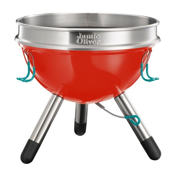 Menší červený prenosný gril Jamie Oliver-image-3