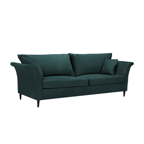 Zelenomodrá rozkladacia pohovka s úložným priestorom Mazzini Sofas Pivoine-image-2