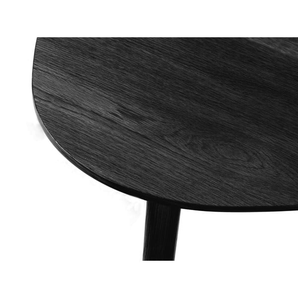 Čierne konferenčné stolíky v súprave 2 ks 70x100 cm Adda – Unique Furniture-image-3