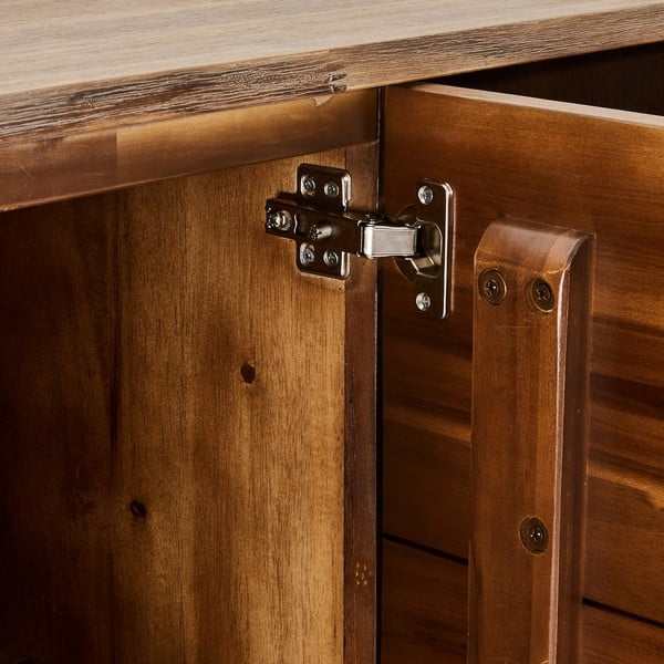 Hnedá komoda z masívneho dreva Furnhouse Mallorca, velká-image-4