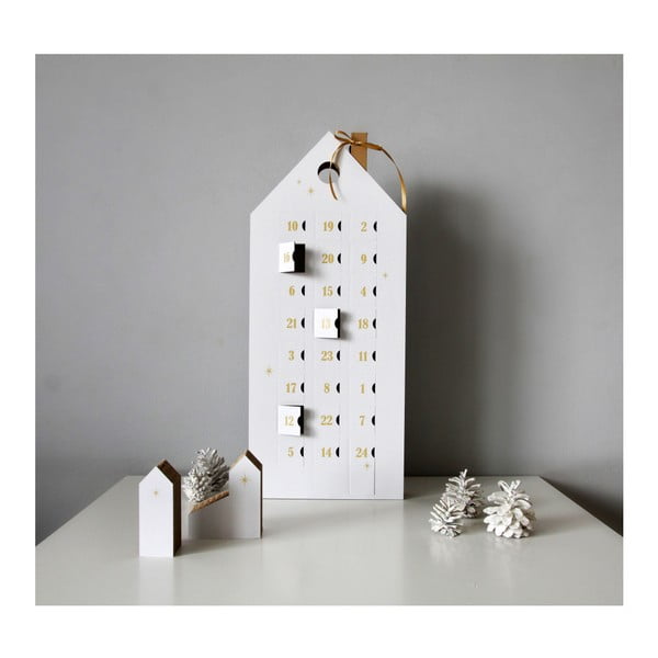 Adventný kalendár so zlatými detailmi Unlimited Design for kids
