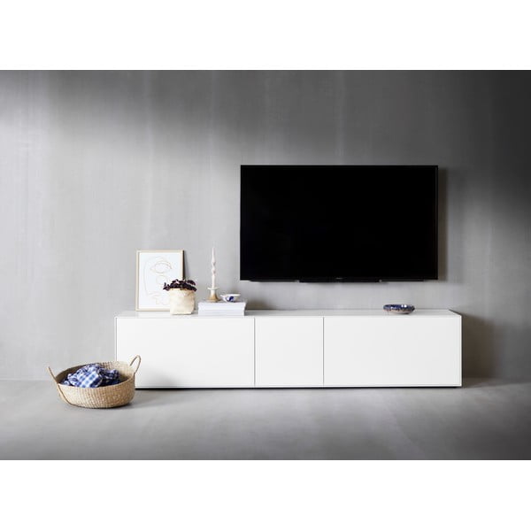 Biely TV stolík 225.8x49.2 cm Edge by Hammel - Hammel Furniture-image-1