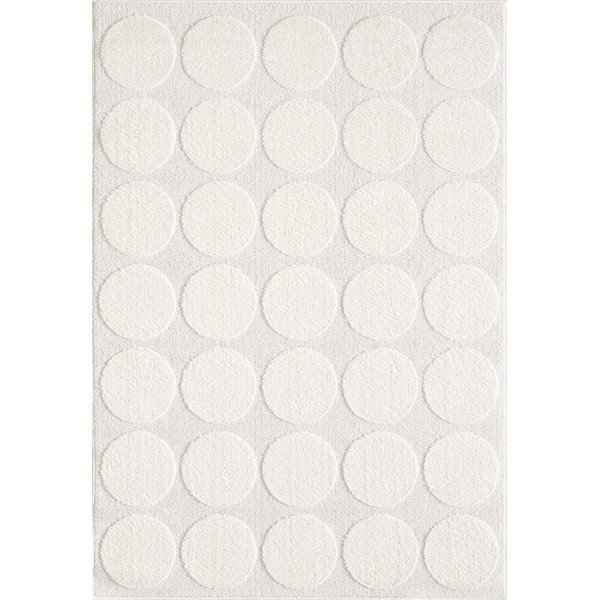 Krémovobiely koberec 120x170 cm Bubble – ESTE