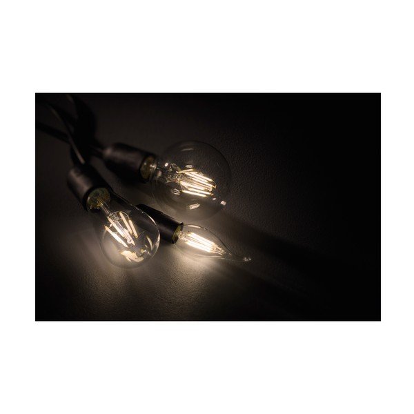 Teplá biela LED/filamentová žiarovka E27, 7 W Globe – Trio-image-1