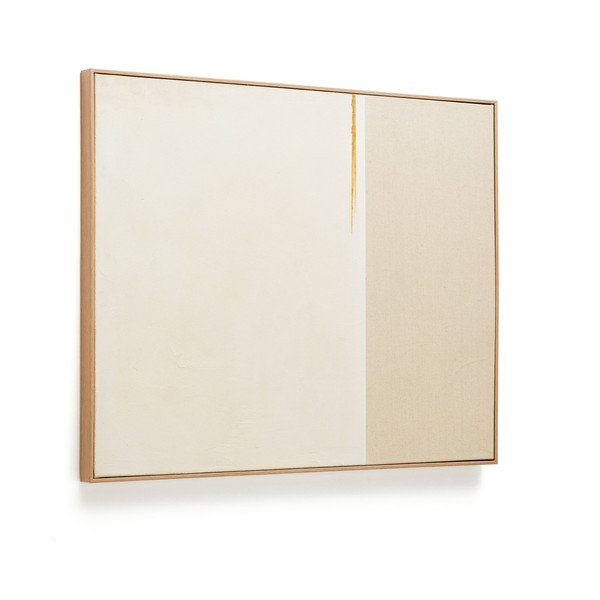 Ručne maľovaný obraz s rámom/na plátne 80x100 cm Salin – Kave Home-image-2