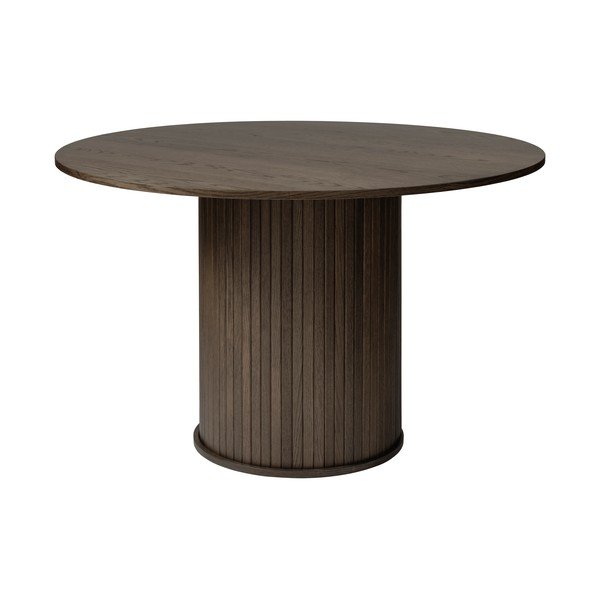 Okrúhly jedálenský stôl v dekore duba ø 120 cm Nola – Unique Furniture