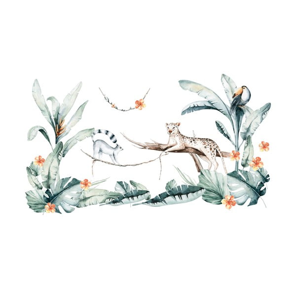 Dekoratívne samolepky na stenu Ambiance Tropical-image-1