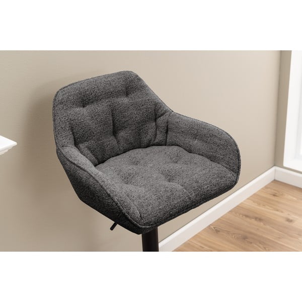 Tmavosivé otočné barové stoličky v súprave 2 ks 109 cm Brooke – Actona-image-2