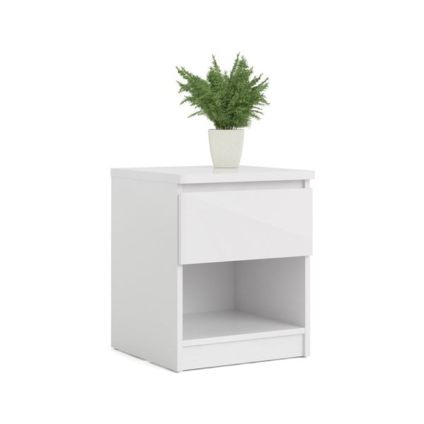Biely nočný stolík Naia - Tvilum-image-2