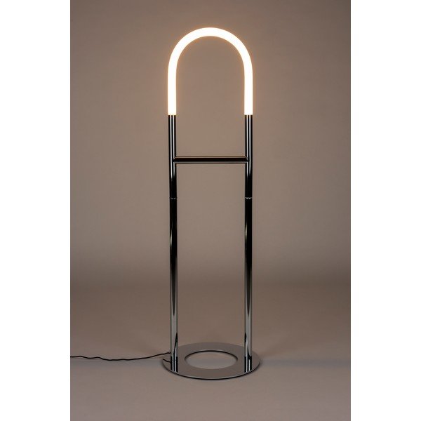 LED stojacia lampa so stmievačom v striebornej farbe (výška  135 cm) Arch – Zuiver-image-3