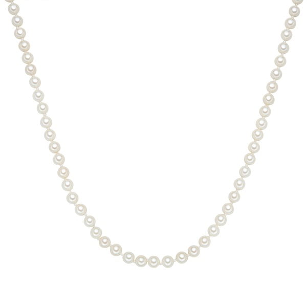 Náhrdelník s bielymi perlami Perldesse Muschel, ⌀ 0,6 x dĺžka 40 cm