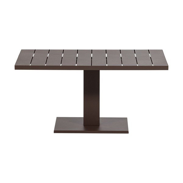 Kovový záhradný jedálenský stôl 80x100 cm Tesso – WOOOD